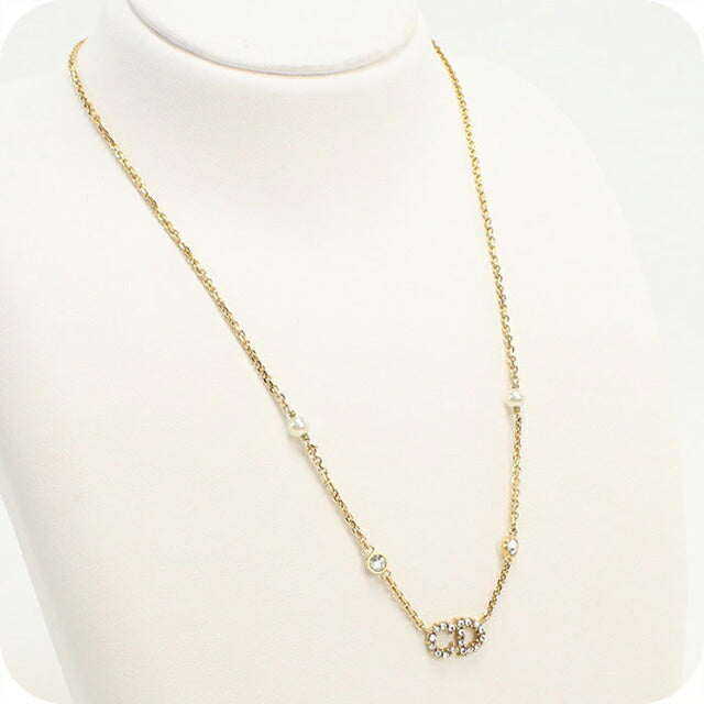 中古 ディオール ネックレス レディース ブランド Dior クレール ディー リュヌ ネックレス N3522WOMZI_D301 ゴールド アクセサリー USDCD110896011