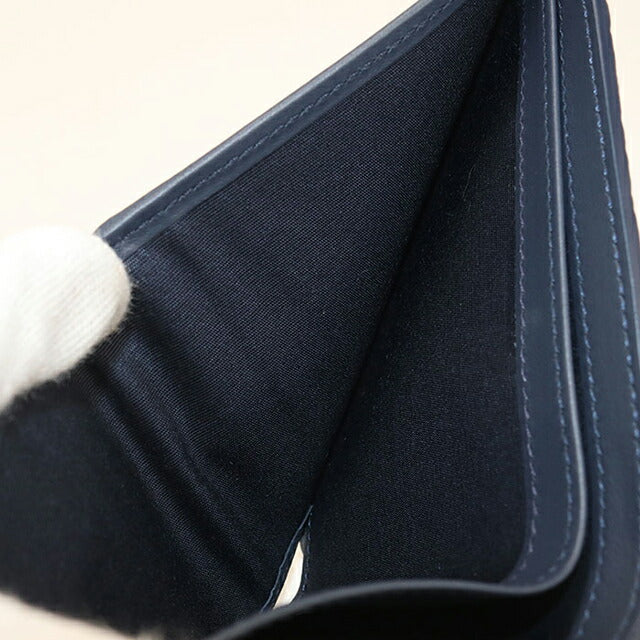中古 ディオール 二つ折り財布 二折財布 メンズ ブランド Dior ディオールグラビティ 二つ折りウォレット ネイビー USDCD111112011