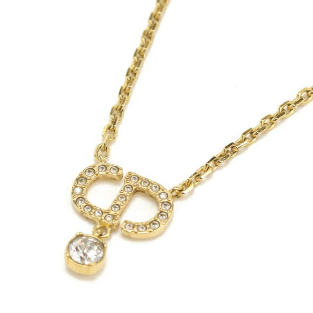 中古 ディオール ネックレス レディース ブランド Dior プチ CD N2890WOMCY_D03S ゴールド アクセサリー USDCD111331011