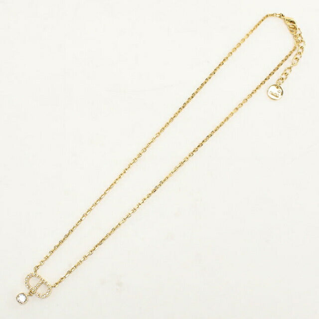 中古 ディオール ネックレス レディース ブランド Dior プチ CD N2890WOMCY_D03S ゴールド アクセサリー USDCD111331011