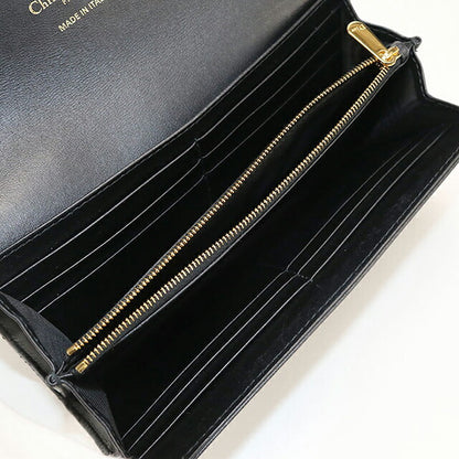 Used Dior long wallet bi-fold ladies brand Dior Dior Jolie Orchid long wallet black USDCD111948011