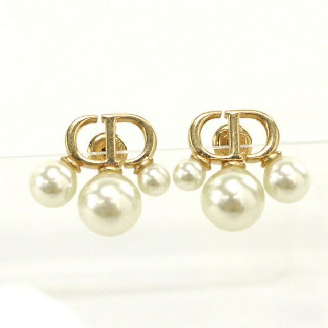 中古 ディオール ピアス レディース ブランド Dior パール ゴールド