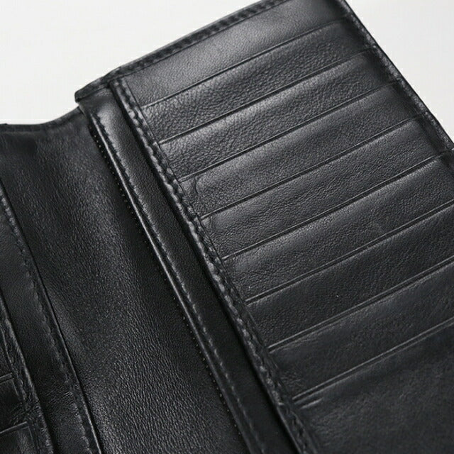 中古 ディオール 長財布二折 メンズ ブランド Dior ディオール　オブリーク ２つ折りロングウォレット 2OBBC002YSE_H03E ブラック USDCD112271011
