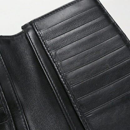 中古 ディオール 長財布二折 メンズ ブランド Dior ディオール　オブリーク ２つ折りロングウォレット 2OBBC002YSE_H03E ブラック USDCD112271011