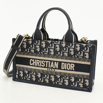 中古 ディオール トートバッグ レディース ブランド Dior ブックトート 2WAY ネイビー USDCD112539011