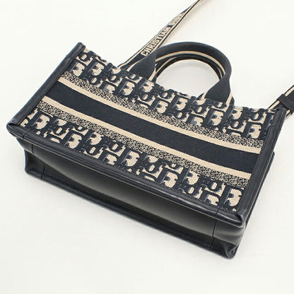 中古 ディオール トートバッグ レディース ブランド Dior ブックトート 2WAY ネイビー USDCD112539011