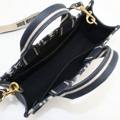 中古 ディオール トートバッグ レディース ブランド Dior ブックトート 2WAY ネイビー USDCD112539011