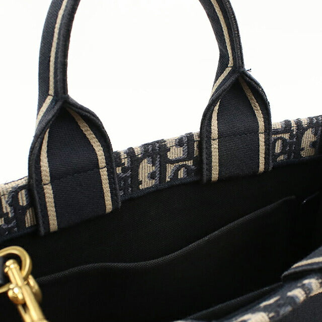 中古 ディオール トートバッグ レディース ブランド Dior ブックトート 2WAY ネイビー USDCD112539011