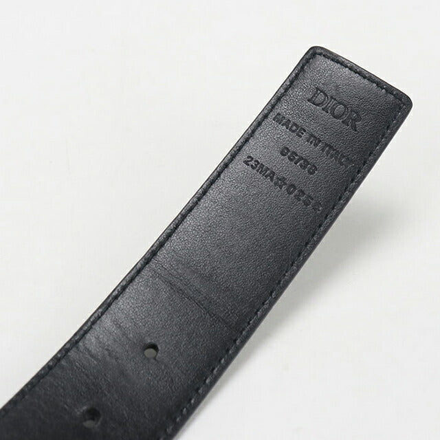中古 ディオール ベルト メンズ ブランド Dior ディオール オブリーク CD アイコンベルト ブラック USDCD112577011