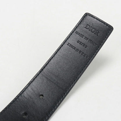 中古 ディオール ベルト メンズ ブランド Dior ディオール オブリーク CD アイコンベルト ブラック USDCD112577011