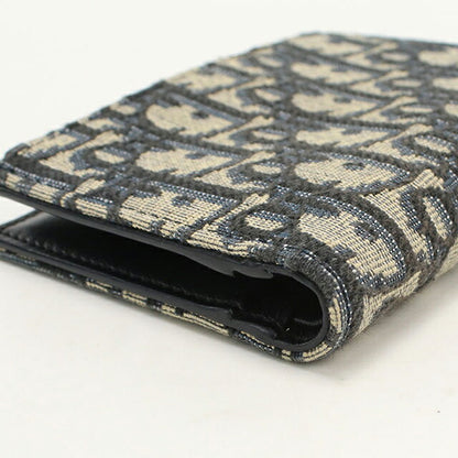 中古 ディオール 二つ折り財布 二折財布 レディース ブランド Dior 30 モンテーニュ Dahlia ウォレット S2197UTZQ ネイビー USDCD113049011