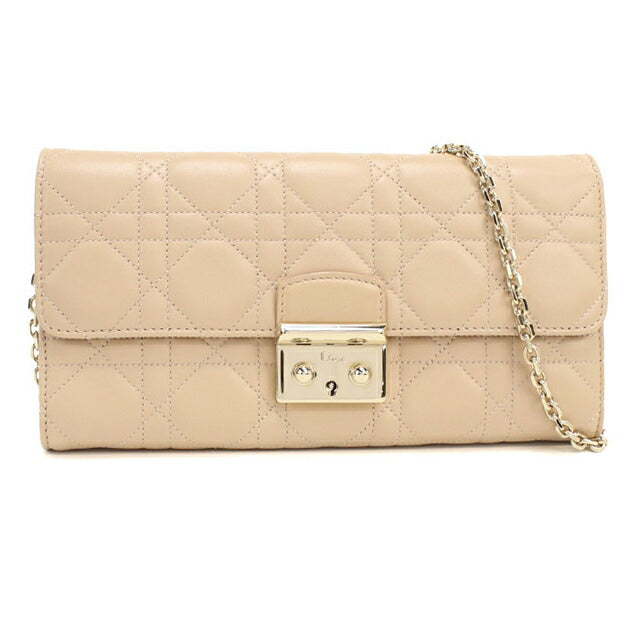 中古 ディオール チェーンウォレット レディース ブランド Dior ベージュ USDCD113373011