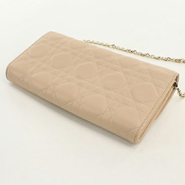 中古 ディオール チェーンウォレット レディース ブランド Dior ベージュ USDCD113373011
