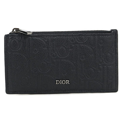 中古 ディオール 小銭入れ メンズ ブランド Dior ディオールグラビティ フラグメントケース レザー ブラック USDCD113745011