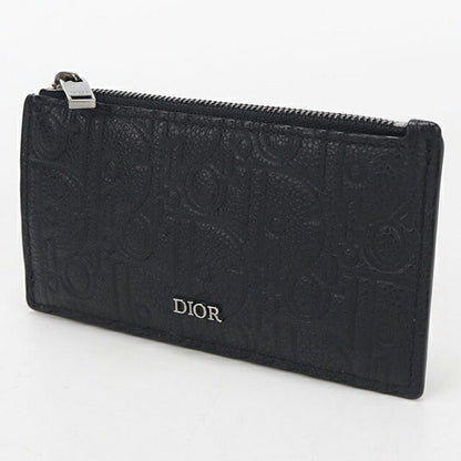 中古 ディオール 小銭入れ メンズ ブランド Dior ディオールグラビティ フラグメントケース レザー ブラック USDCD113745011