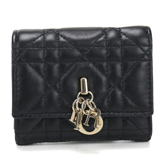 中古 ディオール 三つ折り財布 三折財布 レディース ブランド Dior マイ ディオール ハイビスカス ウォレット レザー S6023ONMJ_M900 USDCD113746011
