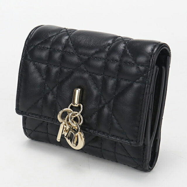 中古 ディオール 三つ折り財布 三折財布 レディース ブランド Dior マイ ディオール ハイビスカス ウォレット レザー S6023ONMJ_M900 USDCD113746011