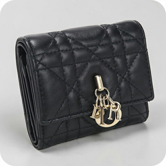 中古 ディオール 三つ折り財布 三折財布 レディース ブランド Dior マイ ディオール ハイビスカス ウォレット レザー S6023ONMJ_M900 USDCD113746011