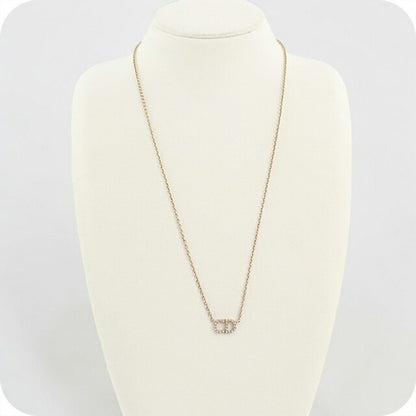 中古 ディオール ネックレス レディース ブランド Dior クレール ディー リュヌ N3523WOMZI_D301 ゴールド アクセサリー USDCD113759011