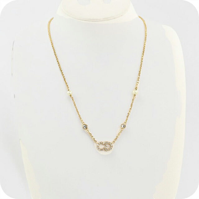 中古 ディオール ネックレス レディース ブランド Dior クレール ディー リュヌ N3522WOMZI_D301 ゴールド アクセサリー USDCD113987011