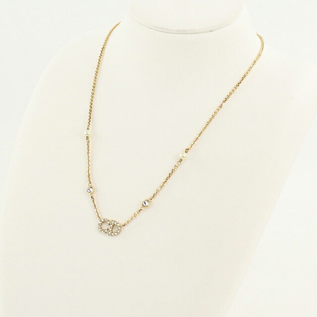 中古 ディオール ネックレス レディース ブランド Dior クレール ディー リュヌ N3522WOMZI_D301 ゴールド アクセサリー USDCD113987011