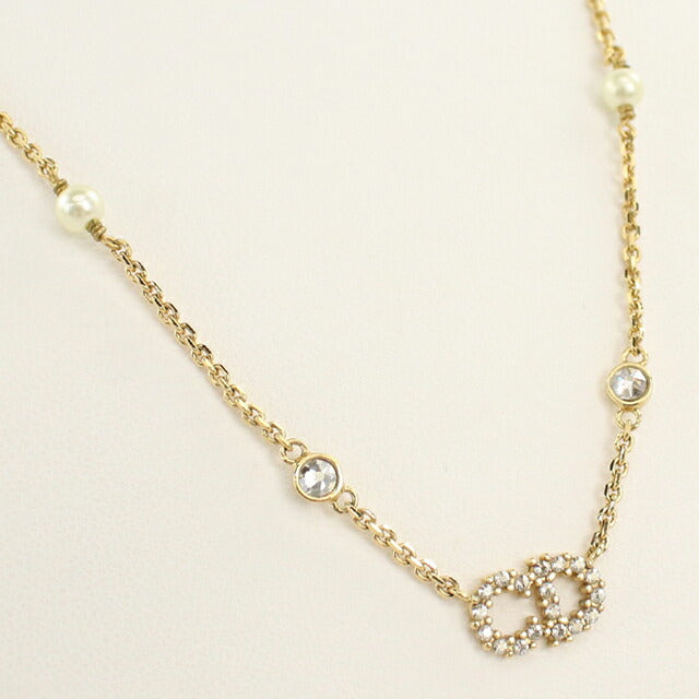 中古 ディオール ネックレス レディース ブランド Dior クレール ディー リュヌ N3522WOMZI_D301 ゴールド アクセサリー USDCD113987011