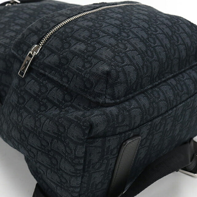 中古 ディオール リュック メンズ ブランド Dior ディオール オブリーク Rider バックパック ブラック USDCD114425011