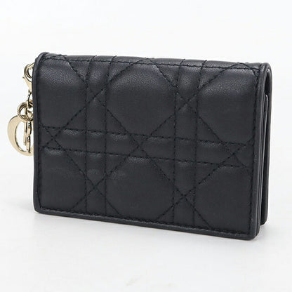 中古 ディオール 名刺入れ レディース ブランド Dior レディディオール ブルーム カードホルダー S0011ONMJ_M900 ブラック USDCD114608011
