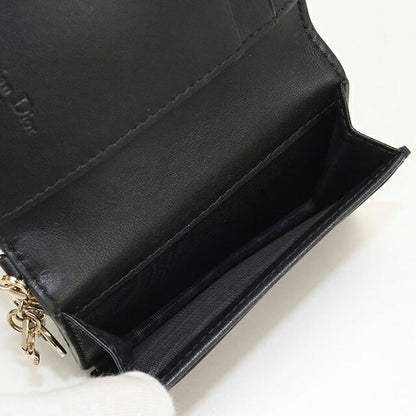 中古 ディオール 名刺入れ レディース ブランド Dior レディディオール ブルーム カードホルダー S0011ONMJ_M900 ブラック USDCD114608011
