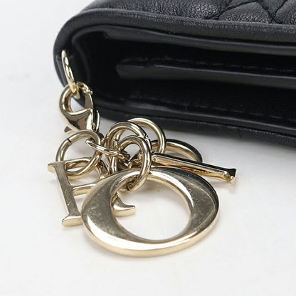 中古 ディオール 名刺入れ レディース ブランド Dior レディディオール ブルーム カードホルダー S0011ONMJ_M900 ブラック USDCD114608011