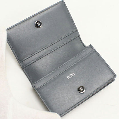 中古 ディオール 名刺入れ メンズ ブランド Dior サドル ビジネスカードホルダー 2ADCH166YKS グレー USDCD115237011