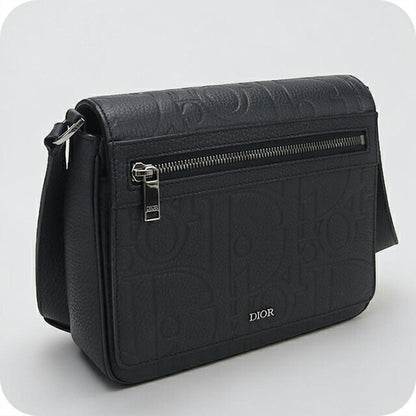 中古 ディオール ショルダーバッグ メンズ ブランド Dior ディオール グラビティ メッセンジャーバッグ ブラック USDCD115268011