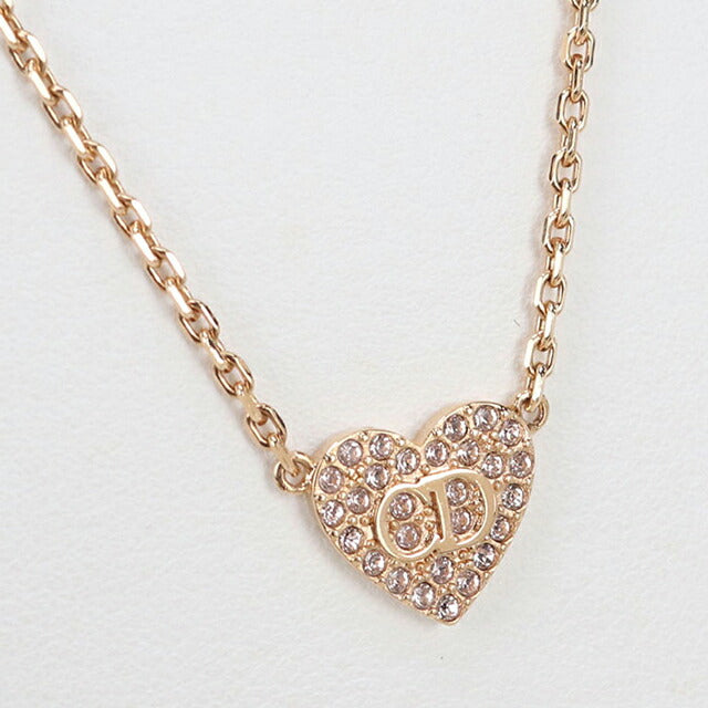 中古 ディオール ネックレス レディース ブランド Dior ハート ピンク アクセサリー USDCD115481011