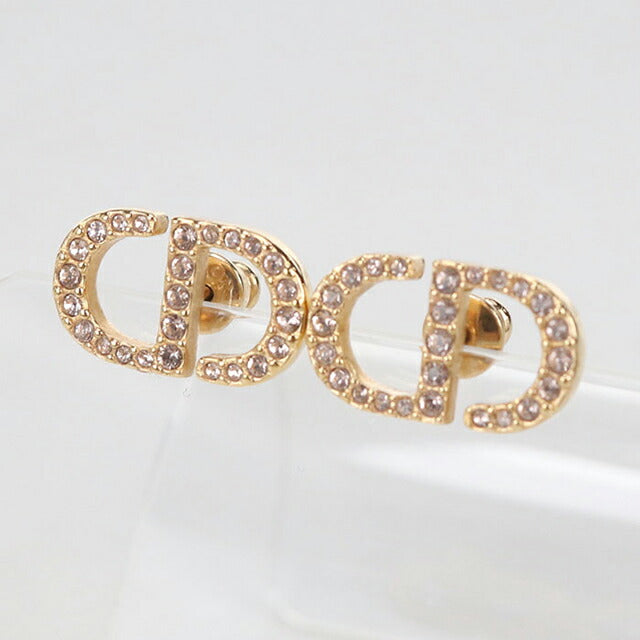 中古 ディオール ピアス レディース ブランド Dior プチ CD スタッド ピアス E1742PTCCY ピンク アクセサリー USDCD115483011
