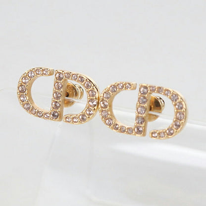 中古 ディオール ピアス レディース ブランド Dior プチ CD スタッド ピアス E1742PTCCY ピンク アクセサリー USDCD115483011