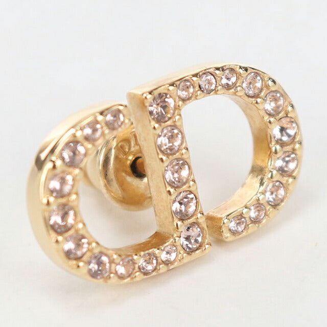 中古 ディオール ピアス レディース ブランド Dior プチ CD スタッド ピアス E1742PTCCY ピンク アクセサリー USDCD115483011