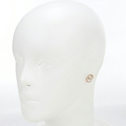 中古 ディオール ピアス レディース ブランド Dior プチ CD スタッド ピアス E1742PTCCY ピンク アクセサリー USDCD115483011