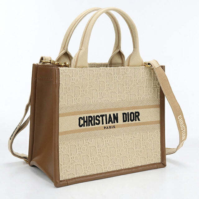 中古 ディオール トートバッグ レディース ブランド Dior ブックトート バッグ スモール 2WAY M1325CZCC ベージュ USDCD115647011