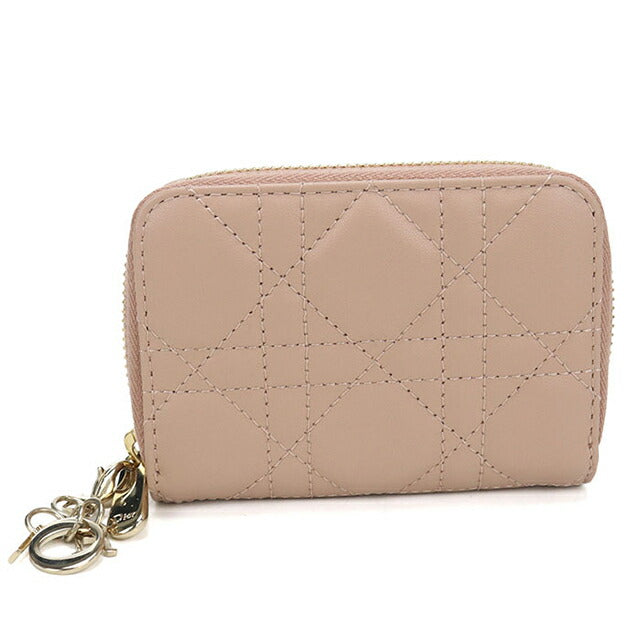 中古 ディオール 小銭入れ レディース ブランド Dior レディディオール コインケース ピンク USDCD115782011