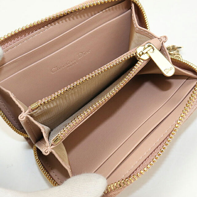 中古 ディオール 小銭入れ レディース ブランド Dior レディディオール コインケース ピンク USDCD115782011