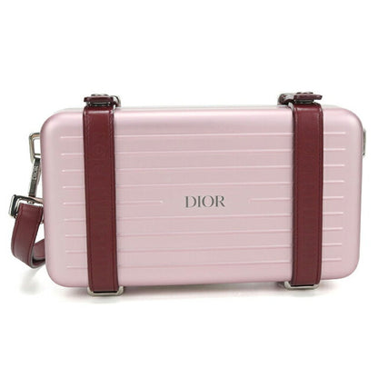 中古 ディオール ショルダーバッグ ユニセックス ブランド Dior リモアコラボ パーソナルクラッチバッグ 2DRCA295YWT ピンク USDCD115820011