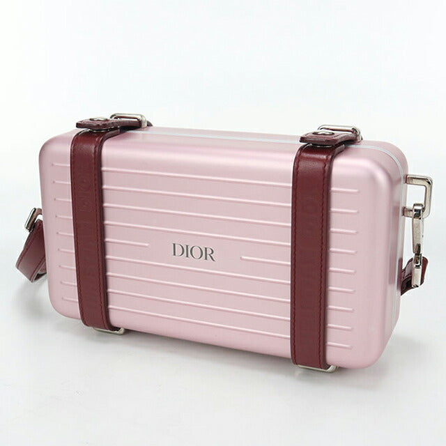 中古 ディオール ショルダーバッグ ユニセックス ブランド Dior リモアコラボ パーソナルクラッチバッグ 2DRCA295YWT ピンク USDCD115820011