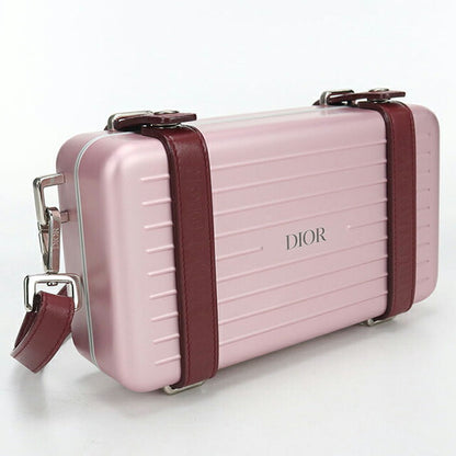 中古 ディオール ショルダーバッグ ユニセックス ブランド Dior リモアコラボ パーソナルクラッチバッグ 2DRCA295YWT ピンク USDCD115820011