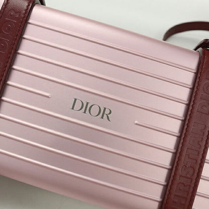 中古 ディオール ショルダーバッグ ユニセックス ブランド Dior リモアコラボ パーソナルクラッチバッグ 2DRCA295YWT ピンク USDCD115820011