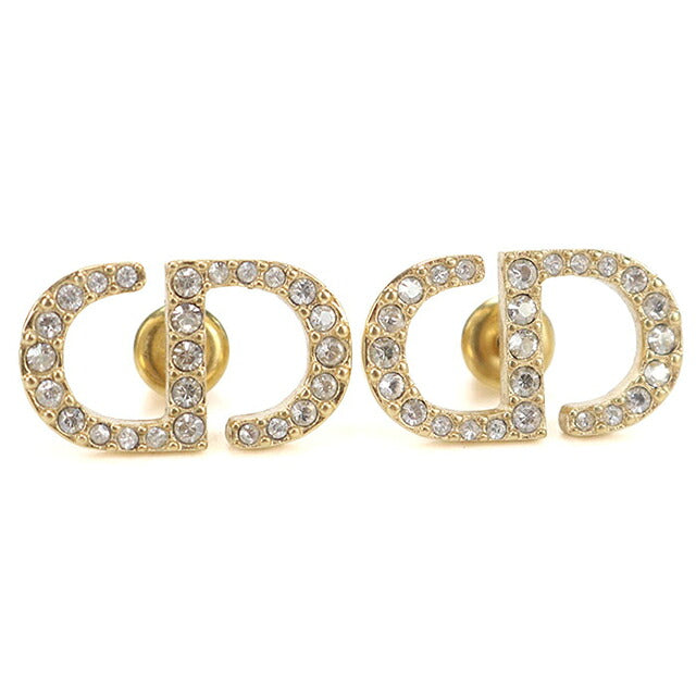 中古 ディオール ピアス レディース ブランド Dior プチ CD スタッドピアス E1742PTCCY ゴールド アクセサリー USDCD116050011
