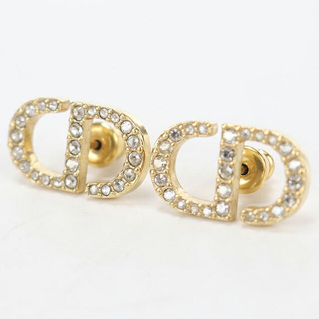中古 ディオール ピアス レディース ブランド Dior プチ CD スタッドピアス E1742PTCCY ゴールド アクセサリー USDCD116050011