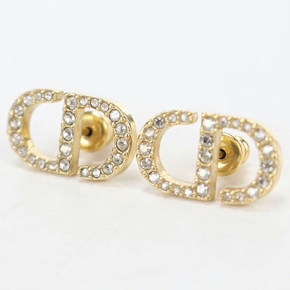 中古 ディオール ピアス レディース ブランド Dior プチ CD スタッドピアス E1742PTCCY ゴールド アクセサリー USDCD116050011