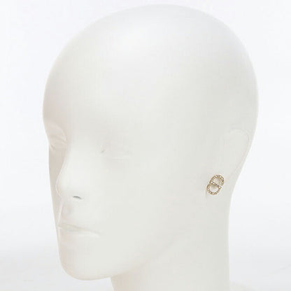 中古 ディオール ピアス レディース ブランド Dior プチ CD スタッドピアス E1742PTCCY ゴールド アクセサリー USDCD116050011