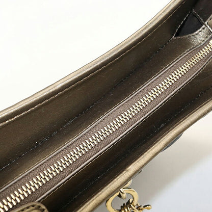 二手 Dior 单肩包 女式品牌 Dior Cannage 皮革 黑色 USDCD116365011