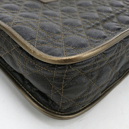 二手 Dior 单肩包 女式品牌 Dior Cannage 皮革 黑色 USDCD116365011